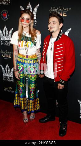 Paris Jackson, Prince Jackson lors de la célébration de l'anniversaire de diamant 60th de Michael Jackson qui a eu lieu au Mandalay Bay Resort & Casino le 29 août 2018 à Las Vegas Banque D'Images