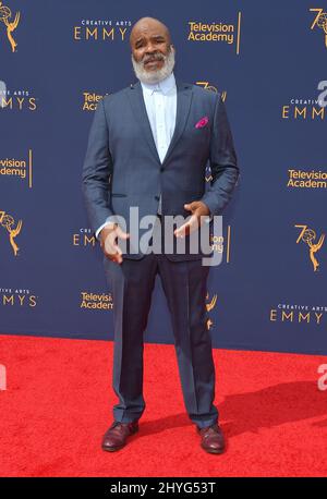 David Alan Grier arrive aux Primetime Creative Arts Emmy Awards 70th, qui se tiennent au Microsoft Theatre L.A. En direct le 9 septembre 2018 à Los Angeles, ca. Banque D'Images