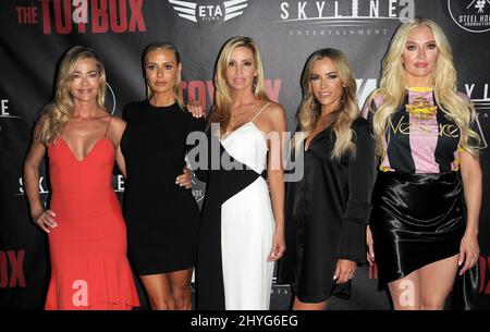 Denise Richards, Dorit Kemsley, Camille Grammer, Teddi Mellencamp et Erika Jayne assistent à la première pf The ToyBox à Los Angeles, en Californie Banque D'Images