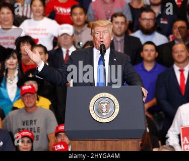 Le président Donald Trump « Make America Great Again Rally » Banque D'Images