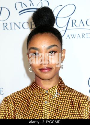 Marcella Lewis assiste aux Princess Grace Awards à New York Banque D'Images