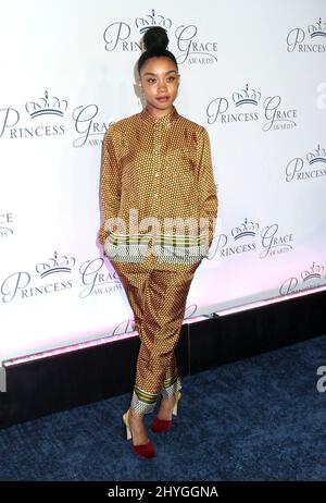 Marcella Lewis assiste aux Princess Grace Awards à New York Banque D'Images