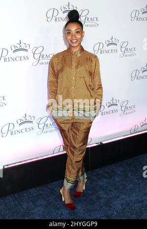 Marcella Lewis assiste aux Princess Grace Awards à New York Banque D'Images
