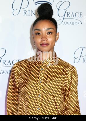 Marcella Lewis assiste aux Princess Grace Awards à New York Banque D'Images