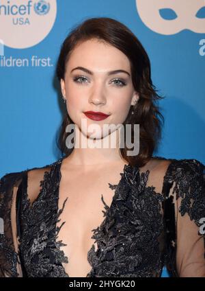 Violett Beane au bal mascarade annuel 6th de l'UNICEF qui s'est tenu à Clifton's Republic le 25 octobre 2018 à Los Angeles, États-Unis. Banque D'Images