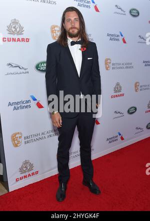 Ben Robson au British Academy Britannia Awards 2018, qui a eu lieu à l'hôtel Beverly Hilton Banque D'Images