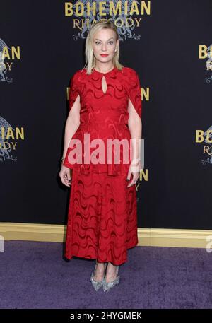 Samantha Mathis assistant à la première Bohemian Rhapsody New York au Paris Theatre, New York, le 30 octobre 2018. Banque D'Images