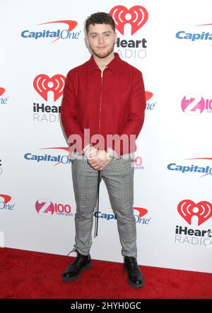 Bazzi arrivant pour le Jingle ball 2018 iHeartRadio de Z100 à MSG le 7 décembre 2018 à New York Banque D'Images