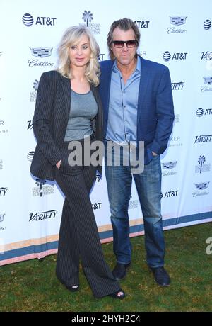 Eileen Davidson et Vince Van Patten aux prix de l'impact créatif de Variety et 10 réalisateurs à regarder au Festival international du film annuel de Palm Springs 30th qui s'est tenu à Parker Palm Springs le 4 janvier 2019 à Palm Springs, CA. Banque D'Images