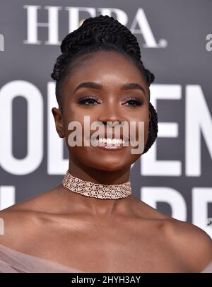 Kiki Layne au Golden Globe Awards 76th qui s'est tenu à l'hôtel Beverly Hilton le 6 janvier 2019 à Beverly Hills, en Californie. Banque D'Images