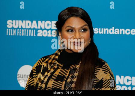 Mindy Kaling lors de la première de la 'nuit tardive' lors du Sundance film Festival 2019 qui s'est tenu au théâtre Eccles le 26 janvier 2019 à Park City. Banque D'Images