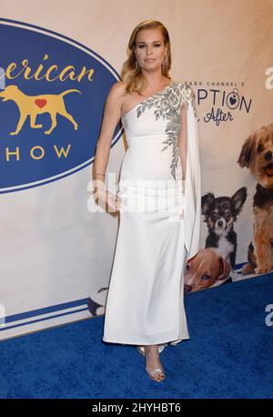 Rebecca Romijn au '2019 American Rescue Dog Show' de Hallmark Channel, qui s'est tenu au Fairplex de Pomona le 13 janvier 2019 à Pomona, Californie. Banque D'Images