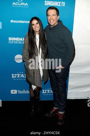 Demi Moore et Ed Helms à la première de « Corporate Animals » lors du Sundance film Festival 2019 Banque D'Images