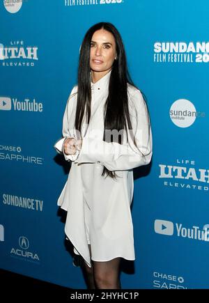 Demi Moore à la première de « Corporate Animals » lors du Sundance film Festival 2019 Banque D'Images