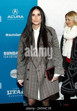 Demi Moore à la première de « Corporate Animals » lors du Sundance film Festival 2019 Banque D'Images