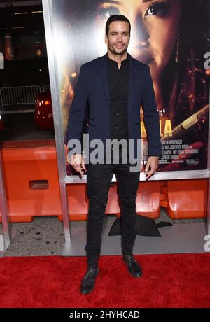 Matt Cedeno à la première mondiale du « miss Bala » qui s'est tenue au Regal Cinemas L.A. EN DIRECT le 30 janvier 2019 à Los Angeles, États-Unis. Banque D'Images