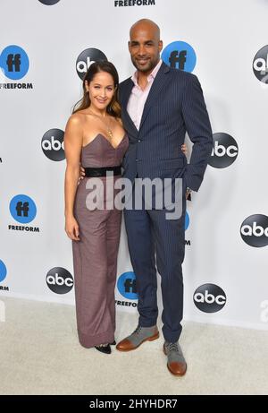 Jaina Lee Ortiz et Boris Kodjoe arrivent au Disney ABC TCA Winter Press Tour 2019 à l'hôtel Langham Huntington le 5 février 2019 à Pasadena, États-Unis. Banque D'Images