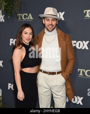 Ryan Guzman et Chrysti Ane au FOX 2019 Winter TCA Press Tour Party qui s'est tenu à la Fig House le 6 février 2019 à Los Angeles, CA. Banque D'Images