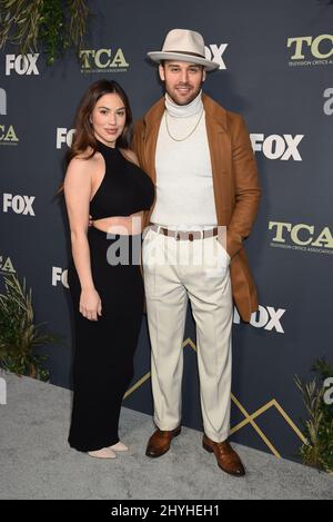 Ryan Guzman et Chrysti Ane au FOX 2019 Winter TCA Press Tour Party qui s'est tenu à la Fig House le 6 février 2019 à Los Angeles, CA. Banque D'Images