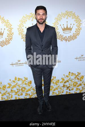 Jack Turner arrive à la chaîne Hallmark et Hallmark Movies & Mystères hiver 2019 TCA Event à Tournament House Banque D'Images