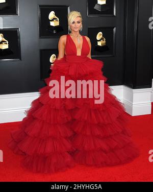 Bebe Rexha à l'occasion des Grammy Awards 61st qui se sont tenus au Staples Center le 10 février 2019 à Los Angeles, en Californie. Banque D'Images