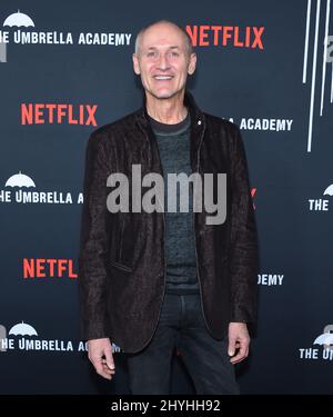 Colm Feore arrivant à la première saison 1 de Netflix, « The Umbrella Academy », au cinéma ArcLight Banque D'Images