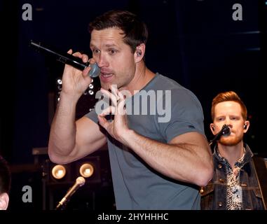 Walker Hayes se produit lors de la soirée « 90s Country » au CRS, qui s'est tenu au Country Music Hall of Fame & Museum le 14 février 2019 à Nashville, Tennessee. Banque D'Images