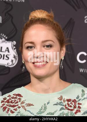 Erika Christensen arrive à la fête annuelle des femmes en film Oscar 12th qui s'est tenue au Spring place le 22 février 2019 à Beverly Hills, aux États-Unis. Banque D'Images