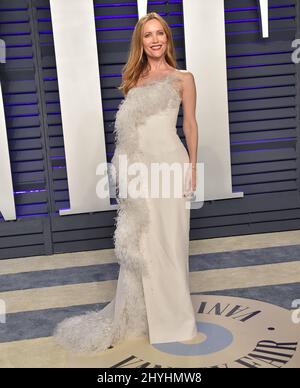 Leslie Mann participant à la Vanity Fair Oscar Party de 2019, tenue au Wallis Annenberg Center for the Performing Arts à Beverly Hills, CA Banque D'Images