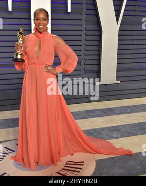 Regina King participe à la Vanity Fair Oscar Party de 2019, qui s'est tenue au Wallis Annenberg Centre for the Performing Arts à Beverly Hills, CA Banque D'Images