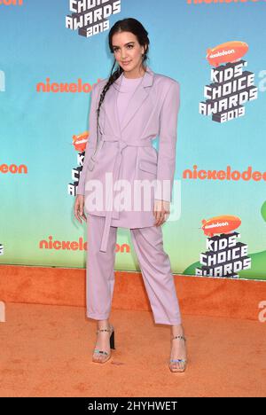 Lilimar arrive au prix Nickelodeon's Kidss' Choice 2019 au Galen Centre le 23 mars 2019 à Los Angeles, en Californie. Banque D'Images