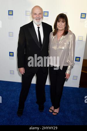 Rob Reiner et Michele Singer Reiner lors du dîner de Los Angeles de la campagne des droits de l'homme 2019 qui s'est tenu au JW Marriott LA LIVE le 30 mars 2019 à Los Angeles, en Californie Banque D'Images