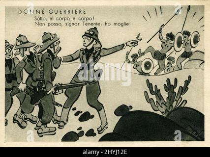 Afrique - Guerra d'Etiopia (1935-1936) Banque D'Images