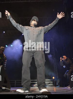 ICE Cube en concert au North Carolina Azalea Festival le 6 avril 2019 à Wilmington, Caroline du Nord. Banque D'Images