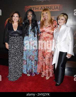 Angelica Maria, Bonnie Pointer, Anita Pointer et Angelica Vale assistent aux prix annuels d'installation du conseil d'administration et de réalisation à vie 98th de la Chambre de commerce de Hollywood, qui se sont tenus à Avalon Hollywood le 10 avril 2019 à Hollywood, en Californie Banque D'Images