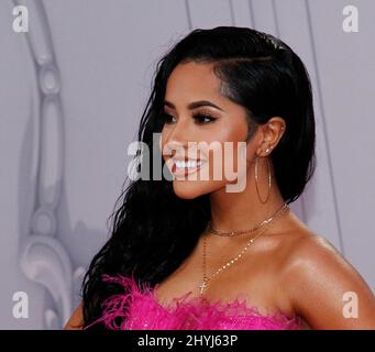 Becky G arrive aux Billboard Latin Music Awards 2019 qui se tiennent au Mandalay Bay Resort & Casino le 25 avril 2019 à Las Vegas, Nevada. Banque D'Images