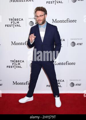 Seth Rogan participe à la première du Tribeca film Festival 'The Boyss' 2019 qui s'est tenue au SVA Theatre le 29 avril 2019 à New York City, NY Banque D'Images