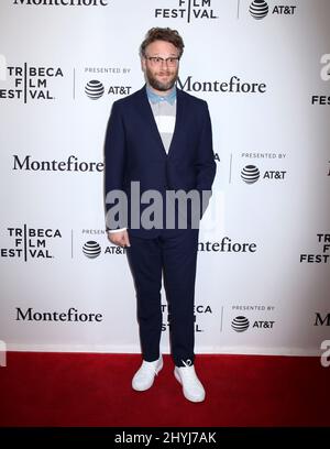 Seth Rogan participe à la première du Tribeca film Festival 'The Boyss' 2019 qui s'est tenue au SVA Theatre le 29 avril 2019 à New York City, NY Banque D'Images