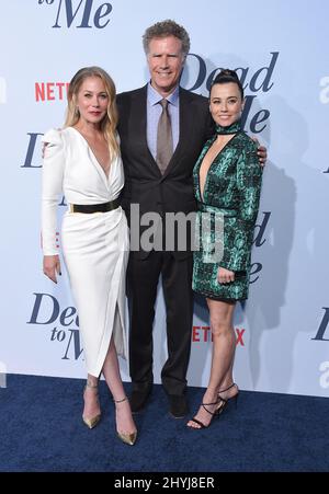 Christina Applegate, will Ferrell et Linda Cardellini assistent à la première saison de Netflix 'Dead to Me', qui s'est tenue au Regal Cinemas L.A. En direct le 2 mai 2019 à Santa Monica, Californie Banque D'Images