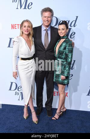 Christina Applegate, will Ferrell et Linda Cardellini assistent à la première saison de Netflix 'Dead to Me', qui s'est tenue au Regal Cinemas L.A. En direct le 2 mai 2019 à Santa Monica, Californie Banque D'Images