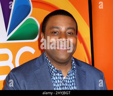 Kenan Thompson participant à NBCUniversal Upfront à New York Banque D'Images