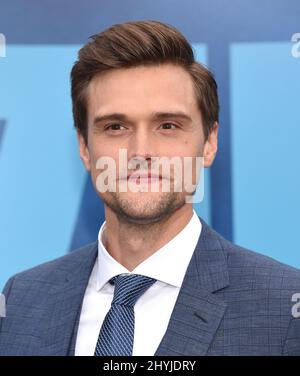 Hartley Sawyer arrivant à la « Godzilla: Roi des Monstres » Banque D'Images