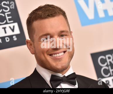 Colton Underwood au prix de la télévision Real du choix des critiques, qui a eu lieu à l'hôtel Beverly Hilton Banque D'Images