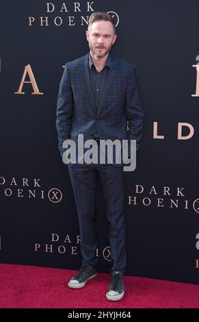 Shawn Ashmore assister à la première de Dark Phoenix à Los Angeles Banque D'Images