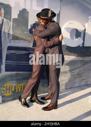 Kevin Bacon et Aldis Hodge assistent à la première de Showtime's City on A Hill à New York Banque D'Images