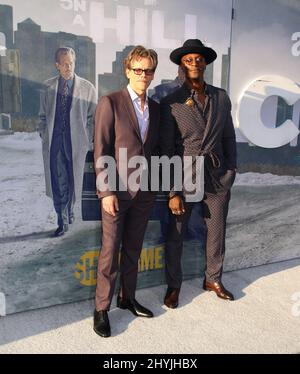 Kevin Bacon et Aldis Hodge assistent à la première de Showtime's City on A Hill à New York Banque D'Images