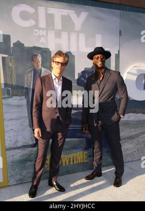 Kevin Bacon et Aldis Hodge assistent à la première de Showtime's City on A Hill à New York Banque D'Images