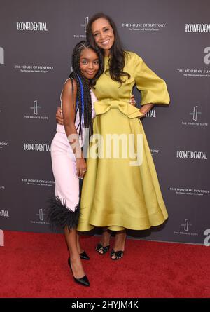 Marsai Martin et Michelle R. Cole arrivent à l'événement FYC « les talents au-dessous de la ligne » organisé par LA Confidentiel à l'HÔTEL LINE le 09 juin 2019 à Los Angeles, CA Banque D'Images