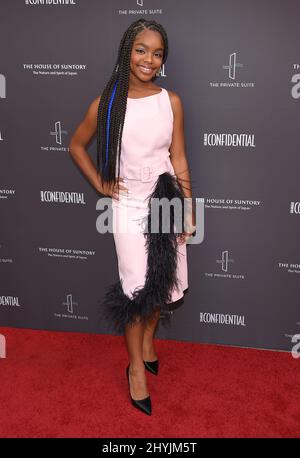 Marsai Martin arrive à l'événement FYC « les talents au-dessous de la ligne » organisé par LA Confidentiel à l'HÔTEL LINE le 09 juin 2019 à Los Angeles, en Californie Banque D'Images