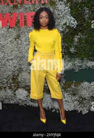 Skai Jackson à la célébration InStyle Max Mara Women in film qui a eu lieu au Château Marmon Banque D'Images